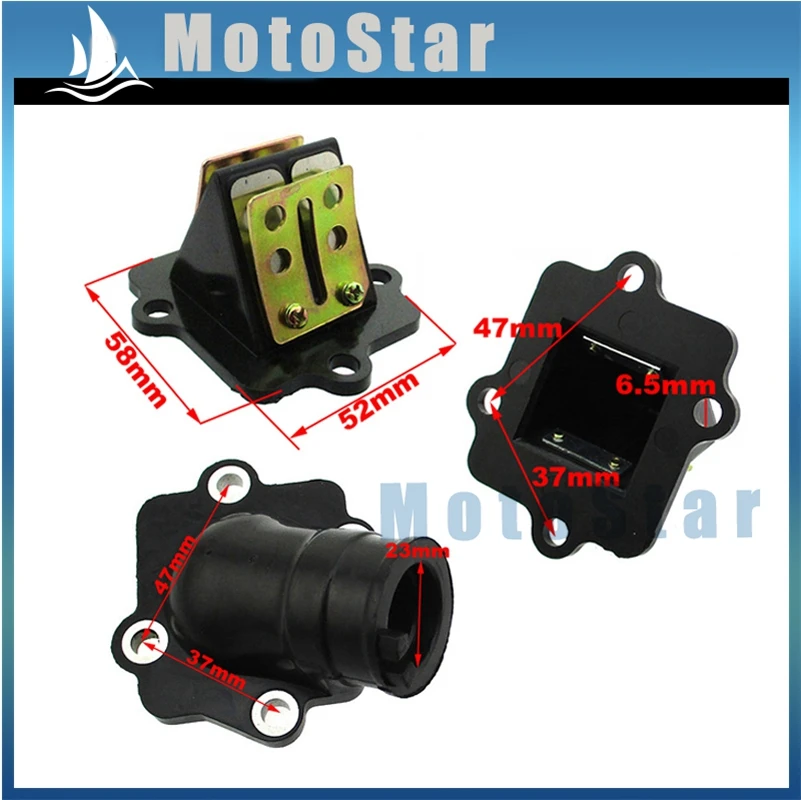 Коллекторный карбюратор впускная труба тростниковый клапан для Jog Minarelli Yamaha Polaris
