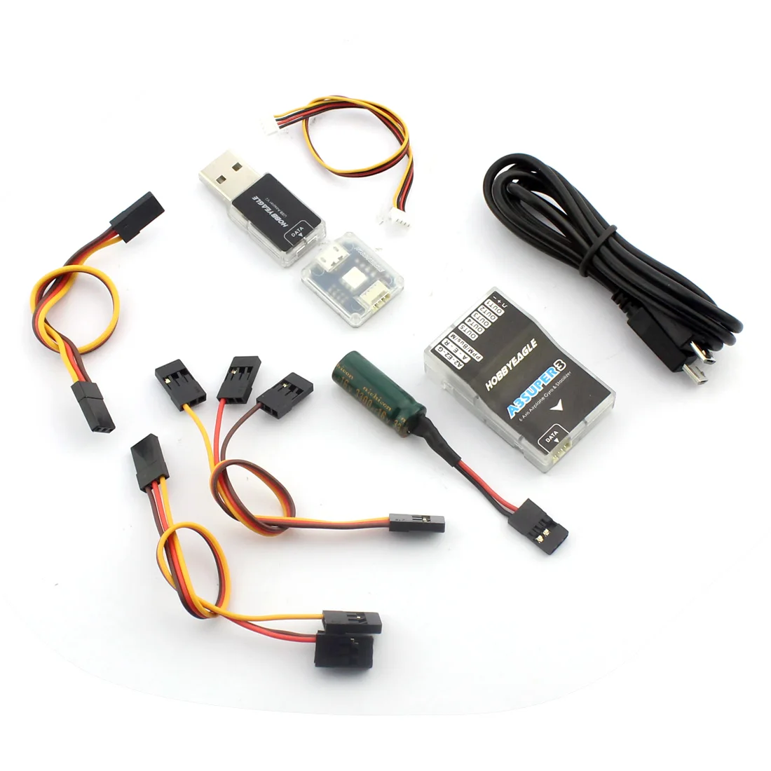 

EAGLE A3 Super III V2 6-axle Gyro & Flight Controller Stabilizer Half / Full Kit - Programe Card for RC Airplanes