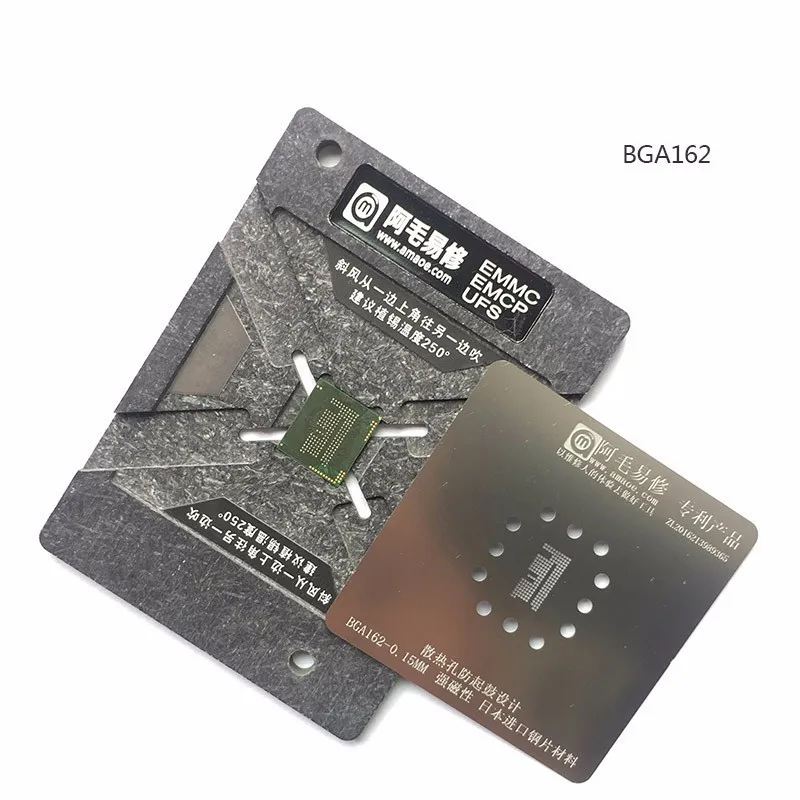 EMMC EMCP Ремонт Инструменты Запчасти для реболлинга платформа BGA153 BGA162 BGA169 BGA254