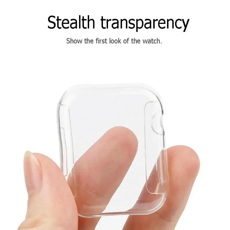 ALLOYSEED 40 мм 44 жесткий защитный чехол для экрана ПК Apple Watch iWatch Series 4 Smartwatch прозрачная