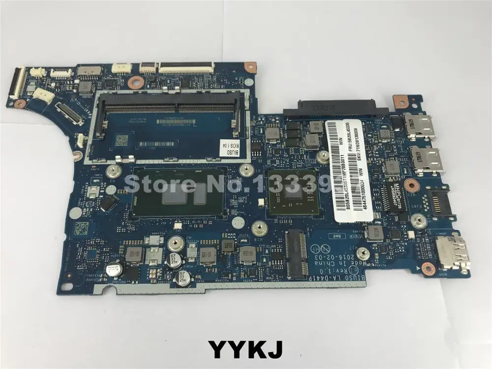 Материнская плата для ноутбука Lenovo 510s 13isk 510S 13IKB BIUS0 La d441p I7 6500U материнская