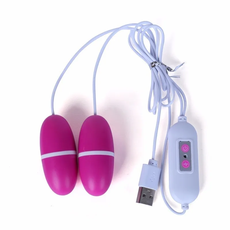 Мини вибратор с двумя прыжками 12 Скоростей Usb мини пуля секс игрушка для женщин