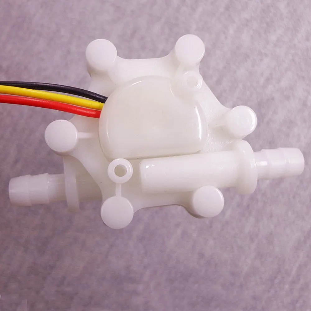 

USN-HS06PA-1 6mm Hose Barb End Hall Water Flow Sensor Turbines Flow Meter 0.15-1.5L/min for Drinking Machine Water