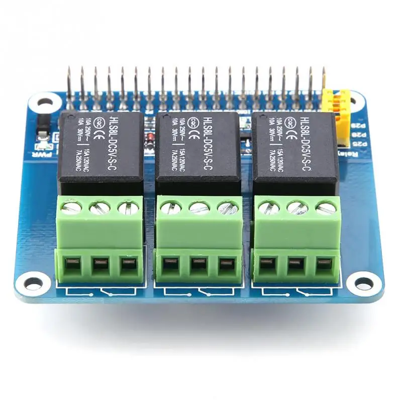 3-канальный блок питания реле Плата расширения для Raspberry Pi A+/B+/2B/3B/3B+ высокое качество