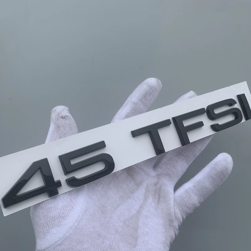 30TFSI 35TFSI 40TFSI 45TFSI 50TFSI 55TFSI глянцевая черная эмблема значок для багажника автомобиля