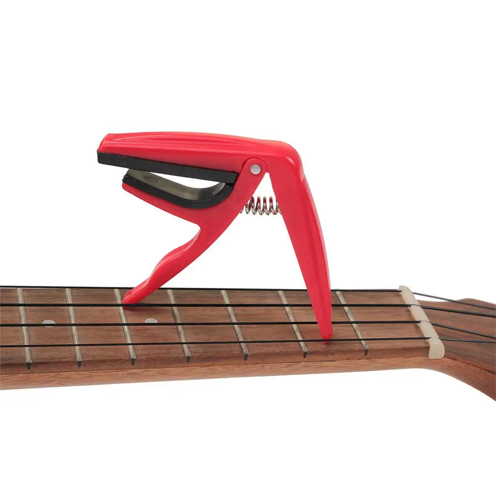 4 струны маленькая гитара укулеле УКУ Capos Мелодия быстрого изменения Capo Ключ