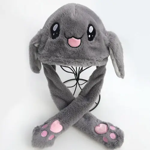 Pudcoco 2019 Brand New Kids Cute Rabbit Hat Shake Move Bunny Ears Kigurumi Animal Cosplay Costume Toy | Детская одежда и обувь