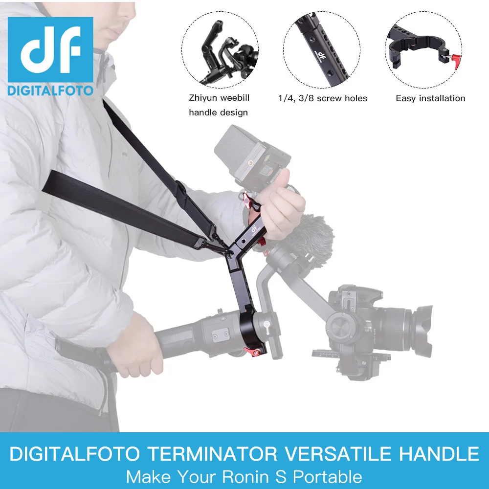 Универсальный зажим для крепления ремня с ручкой DJI Ronin S Gimbal Like ZHIYUN weeball LAB/Crane 3 Setup
