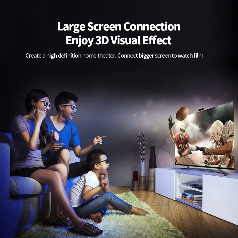 Новый HD кабель высокоскоростной 2 0 Кабель адаптер плетеный шнур 4K 3D позолоченная