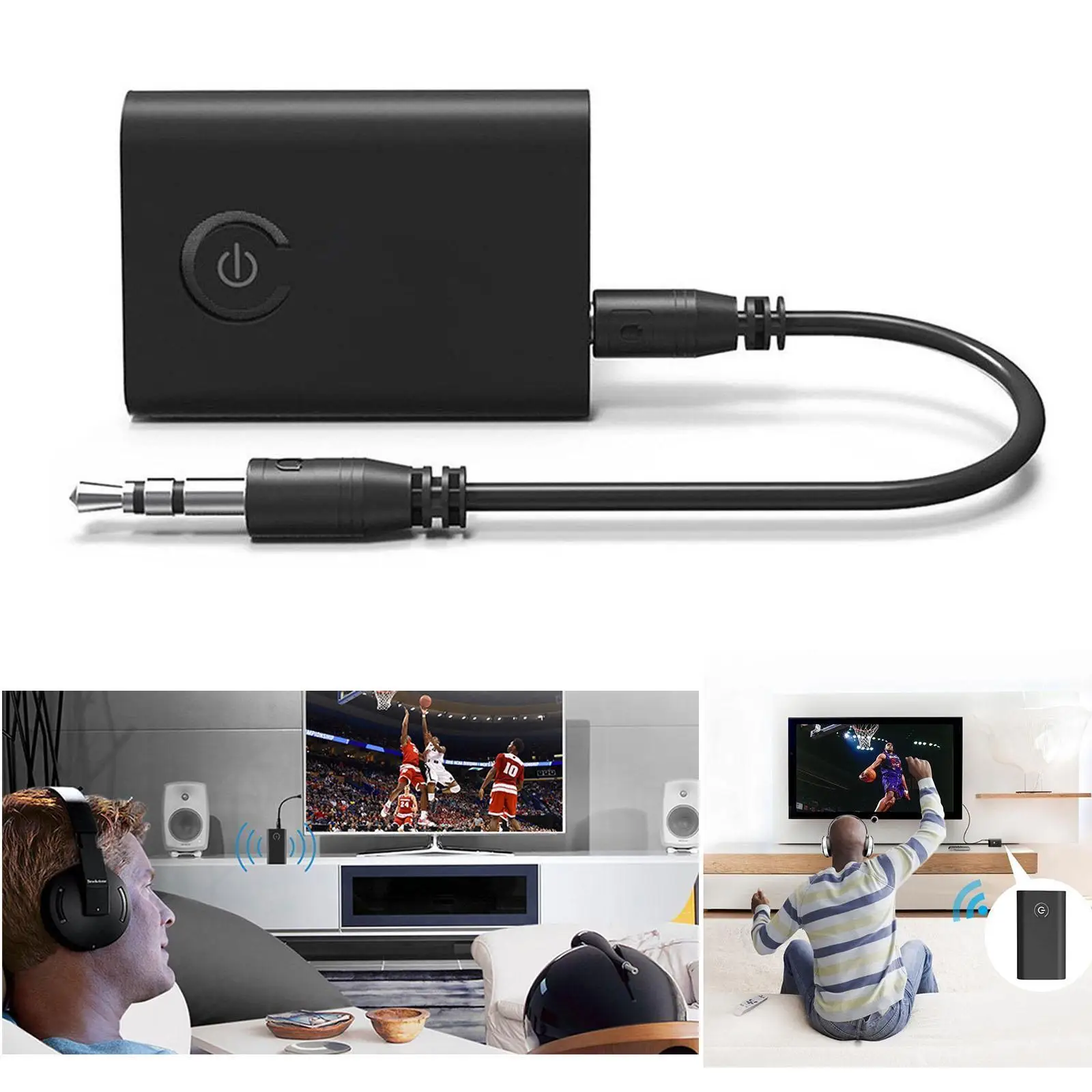 2 в 1 соединение через usb и беспроводное Bluetooth аудио передатчик кнопки приемник 10 м