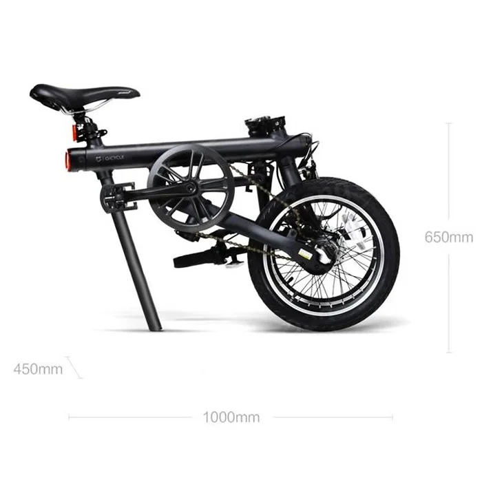 100% Original Xiaomi QiCYCLE-EF1 Smart Folding Electric Bike Bluetooth 4.0 16 Inch Mini Bicycle Support For APP | Электроника