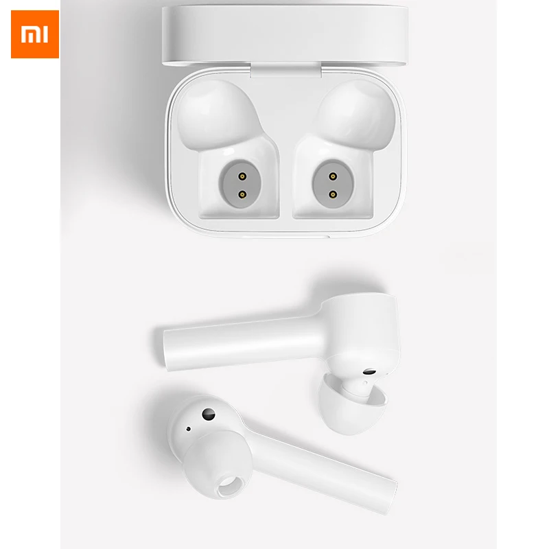 Оригинальные Bluetooth наушники Xiaomi Air TWS MI AAC HD шумоподавление сенсорная Беспроводная