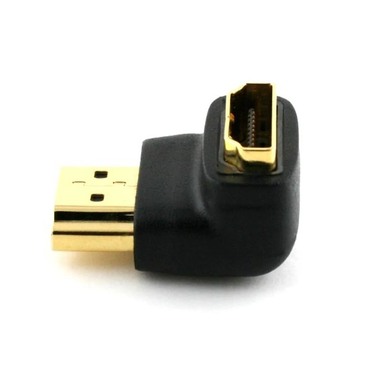 Прямой Угловой 90D HDMI-совместимый F к M Адаптер-соединитель CYDZ | Компьютеры и офис