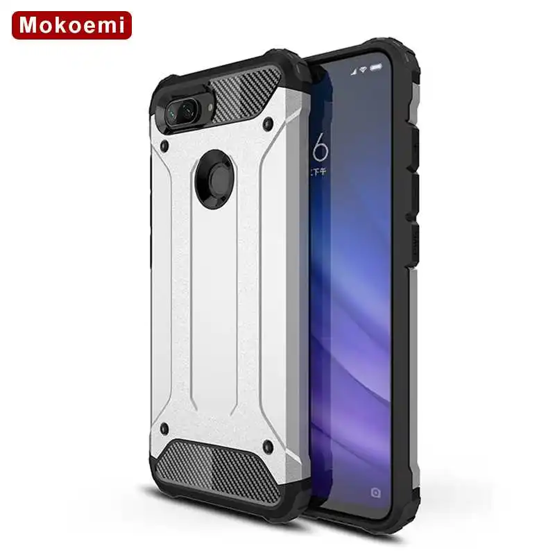 Mokoemi железная Броня ударопрочный 6 26 "для Xiaomi Mi 8 Lite чехол для сотового телефона |