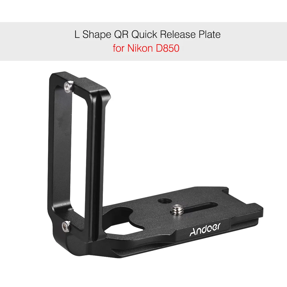 L образный кронштейн для камеры Andoer QR с быстроразъемной пластиной алюминиевый