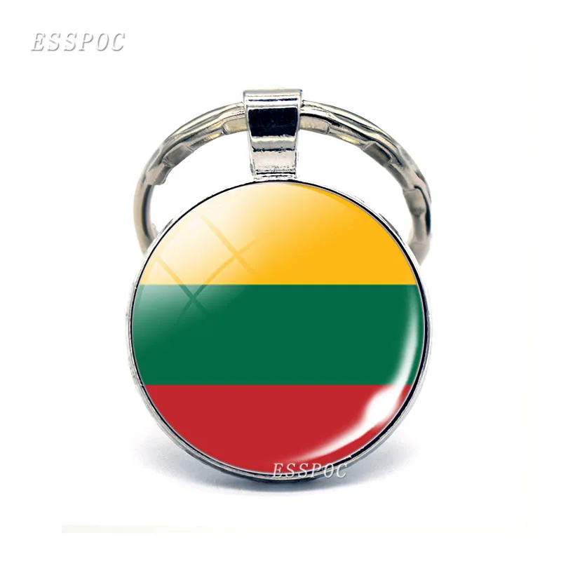 Брелок для ключей флаг из восточно европейских стран Россия Украина Беларусью