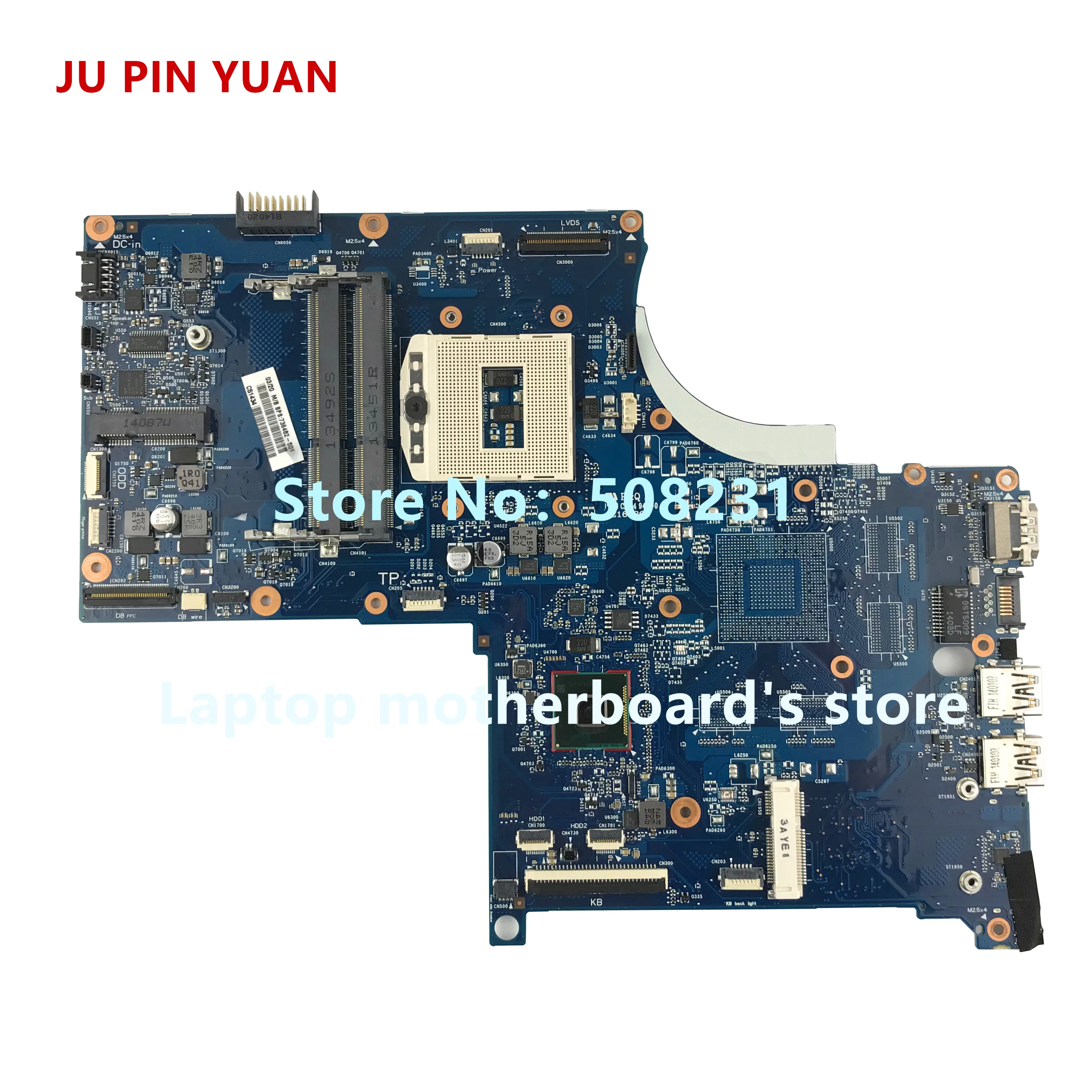 

JU PIN YUAN 736482-501 736482-001 6050A2563801-MB-A02 для HP ENVY 17-J M7-J материнская плата для ноутбука с HM87 PGA947 полностью протестирована
