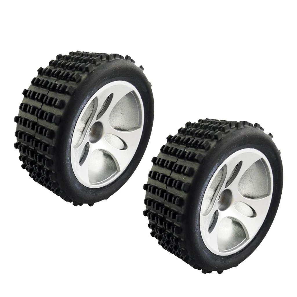 2 шт. черные пластиковые колеса с шестигранным ободом шины для Wltoys A959 RC Гусеничный