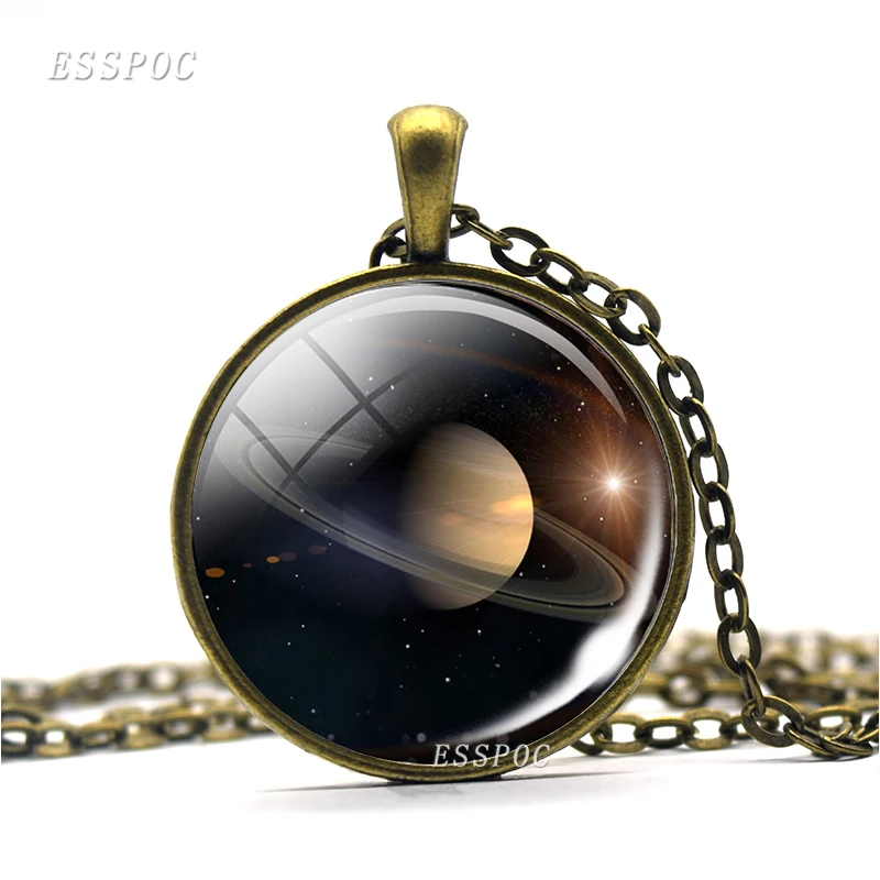 

Nebula Necklace Galaxy Astronomy Pendant Solar System choker Space Universe Necklace Milky Way Jewelry Gifts for Lovers