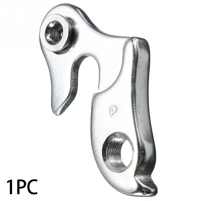 Алюминиевый сплав серебряного цвета Запчасти для рамы велосипеда Луг Фиксированная трансмиссия Задний переключатель Велосипедное снаряжение Хвостовая крючок.