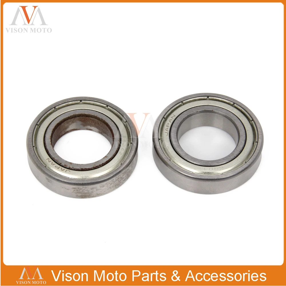 2PCS Front Wheel Hub Roller Bearing For CR CRF 125R 250R 450R 500R 250X 450X KX125 KX250 KXF KLX400 RM125 RM250 DRZ400SM RMZ250 |
