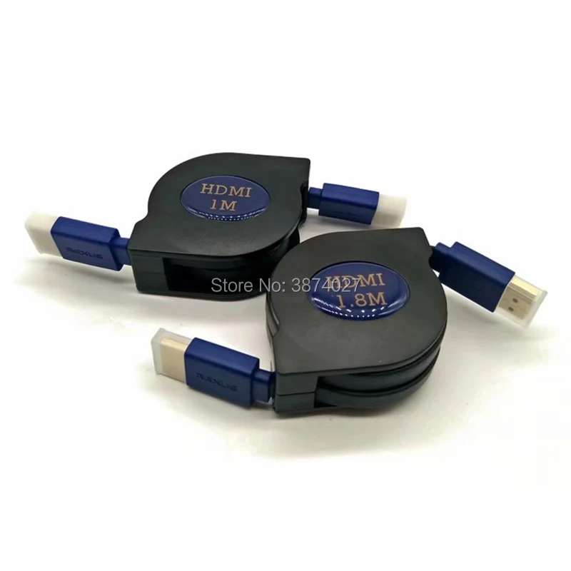 Сверхскоростной 1 м 3D 1080P HD выдвижной штекер HDMI совместимый с штекером для адаптер