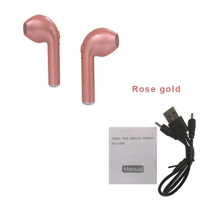 TWS I7s In Ear Bluetooth наушники бинауральные Беспроводной гарнитура с MicPhone для всех видов