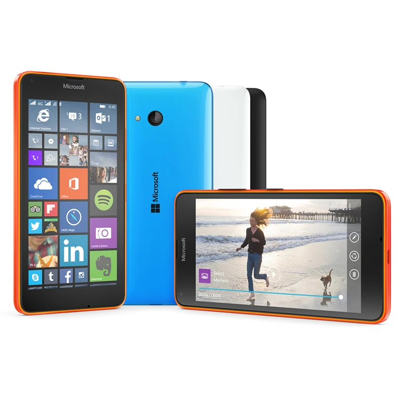 Оригинальный Nokia microsoft Lumia 640 сотовый телефон разблокирована 8MP камера 8 ГБ