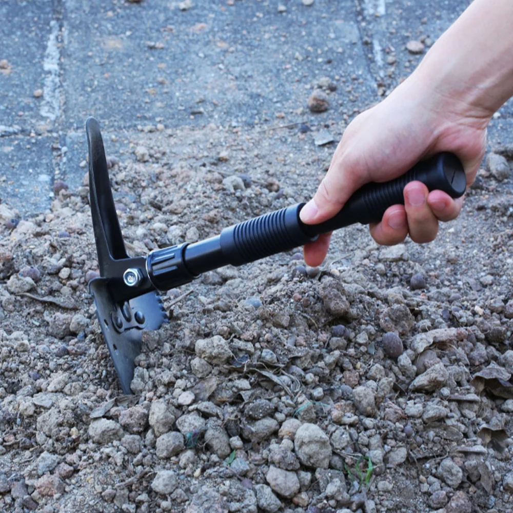 Multifunction Military Tactical Folding Shovel Portable Outdoor Camping Survival Spade Trowel Emergency Garden Tool | Спорт и