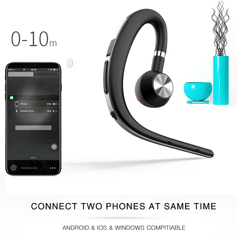 Обновленные Bluetooth наушники свободные руки ушные крючки беспроводные гарнитуры