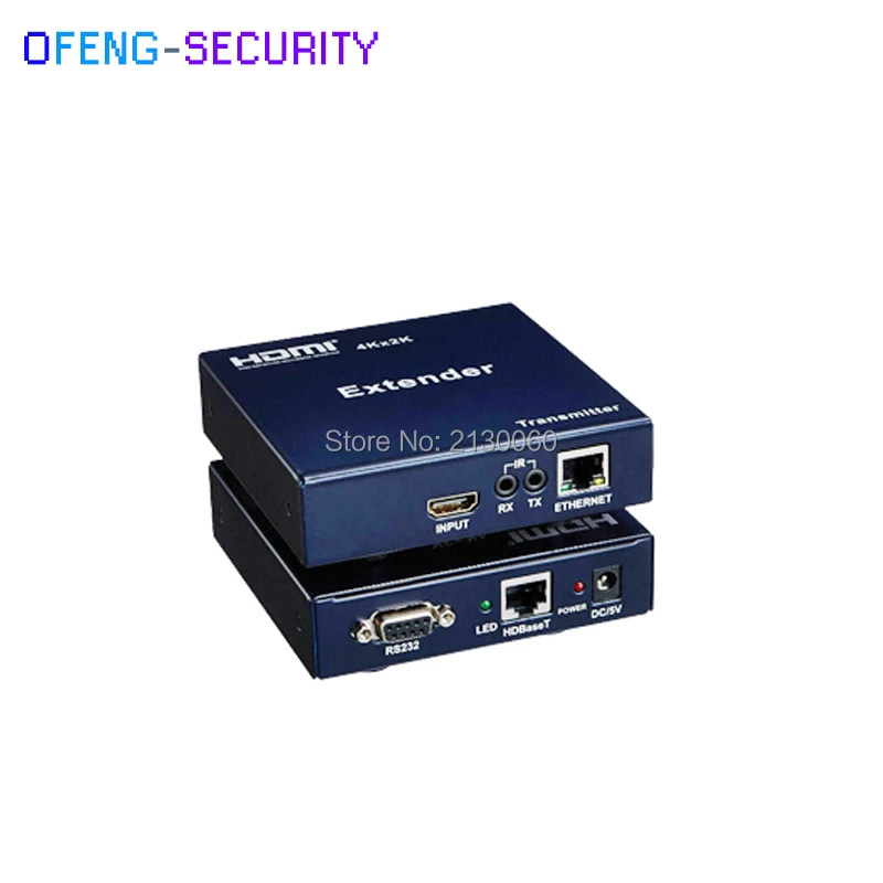 100M HDMI extender HD base T Support 4Kx2K (3840x2160) BaseT RS232 and Lan transmitting at the same | Безопасность и защита