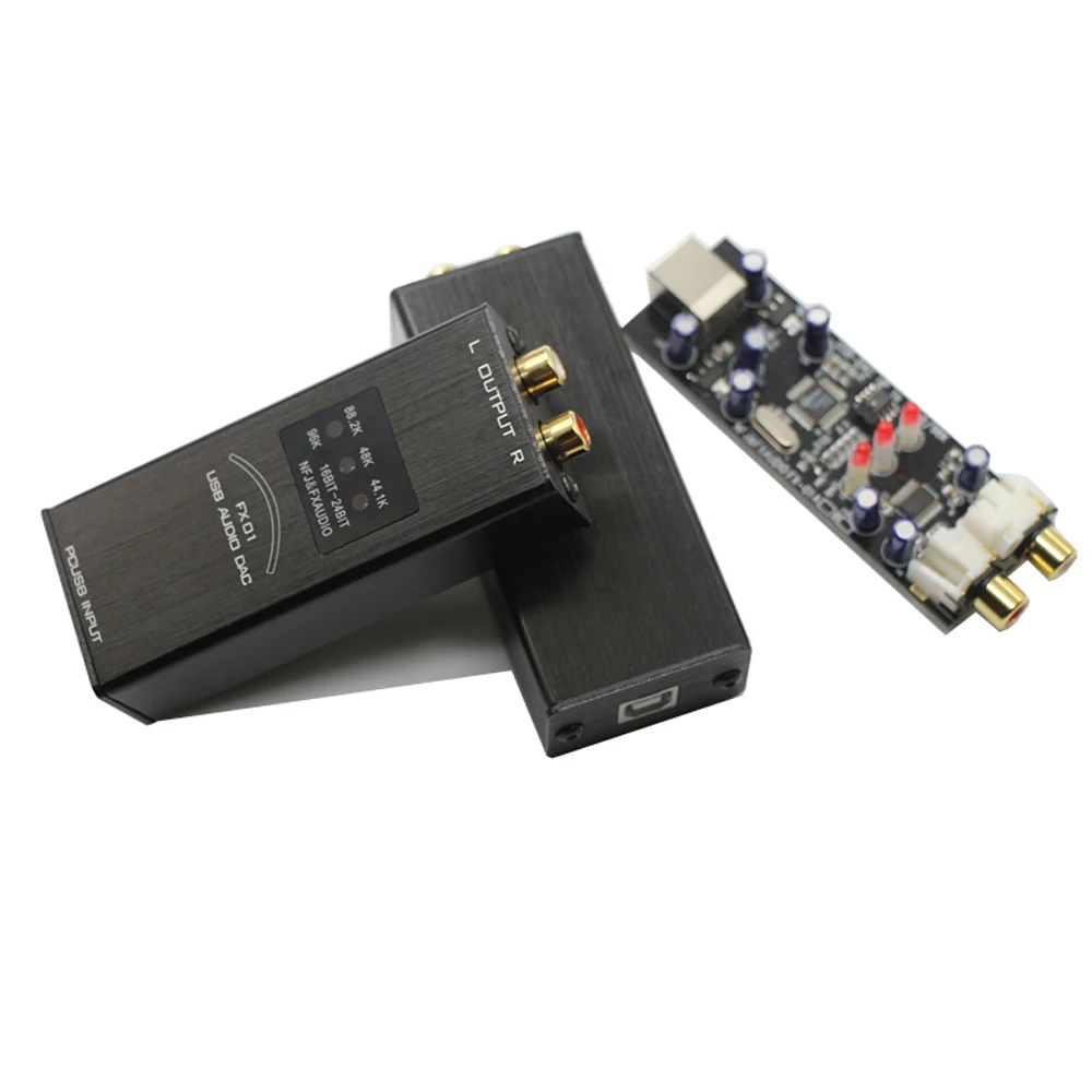 Звуковая карта FX Audio USB DAC аудио декодер частота дискретизации дисплей SA9023 PCM5102 24