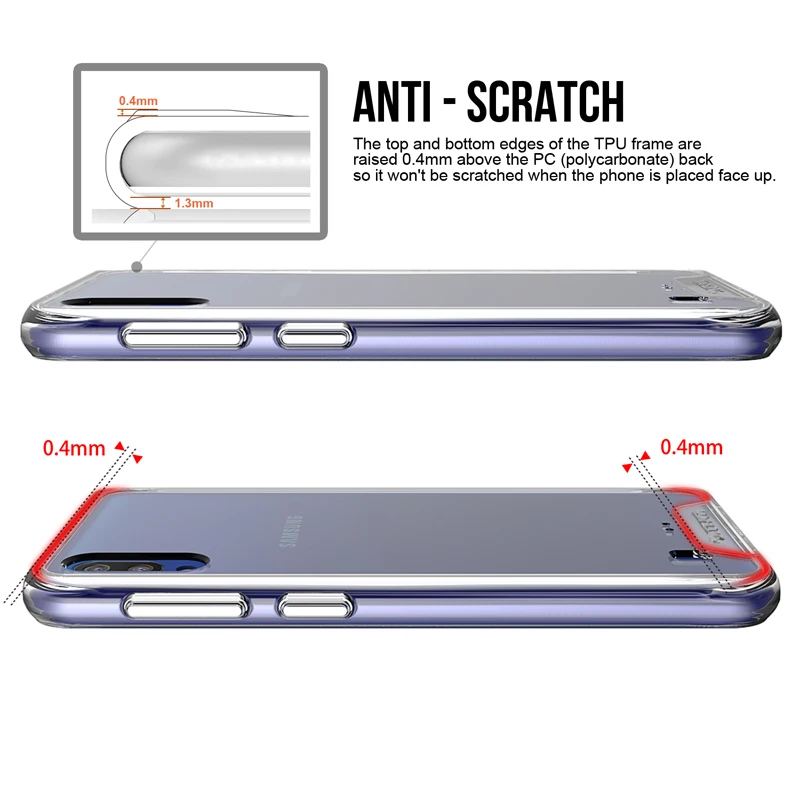 TOIKO Chiron прозрачная задняя крышка для Samsung Galaxy A10 M10 противоударный защитный чехол