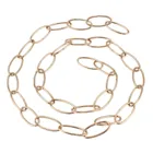 CNIM Горячая 1 м сверхмощная цепь для винтажной люстры Подвесная лампа, французское золото