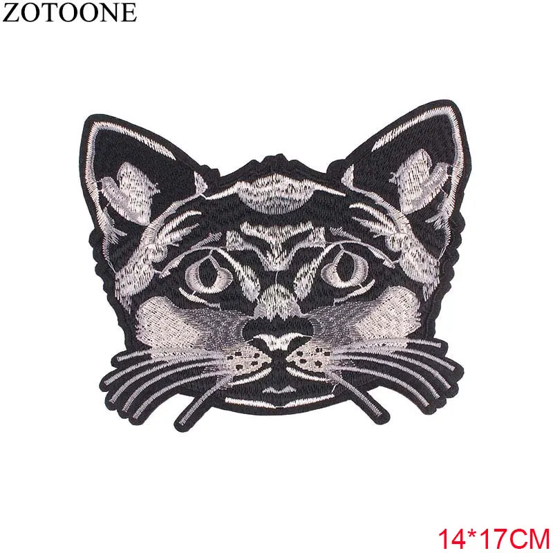 Нашивка ZOTOONE с мультяшным единорогом котом джинсовые нашивки утюгом для одежды