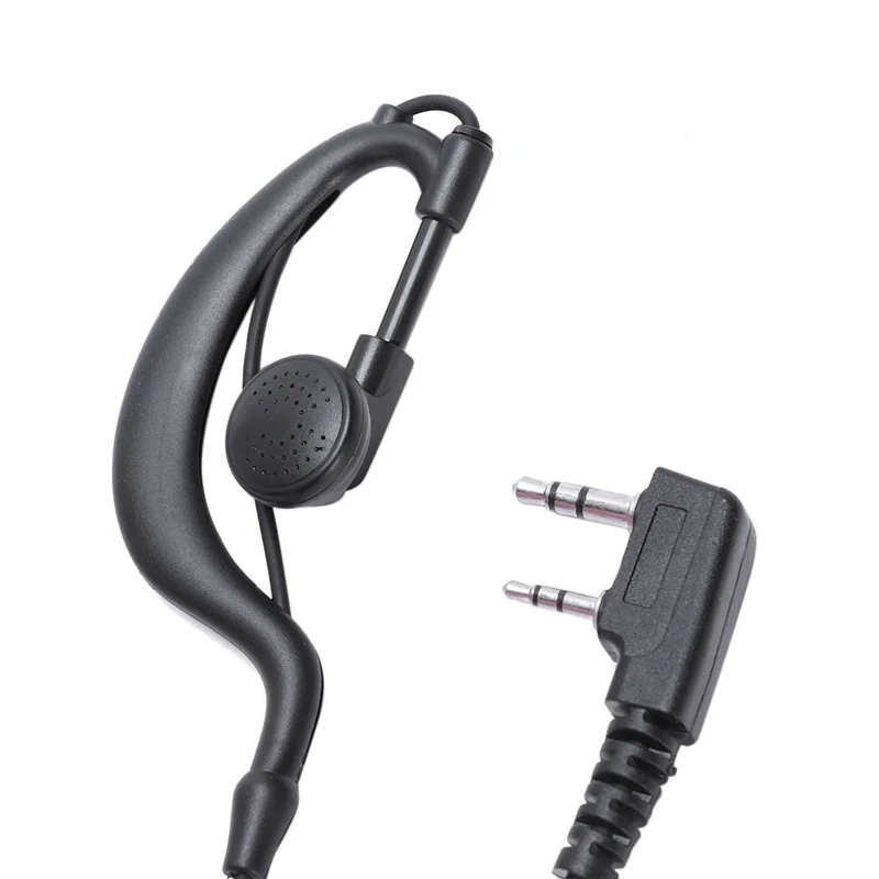 AABB-G Shape Earpiece Headset Ppt For 2 Pin Kenwood Puxing Quansheng Weierwei Wouxun Two Way Radio | Электроника