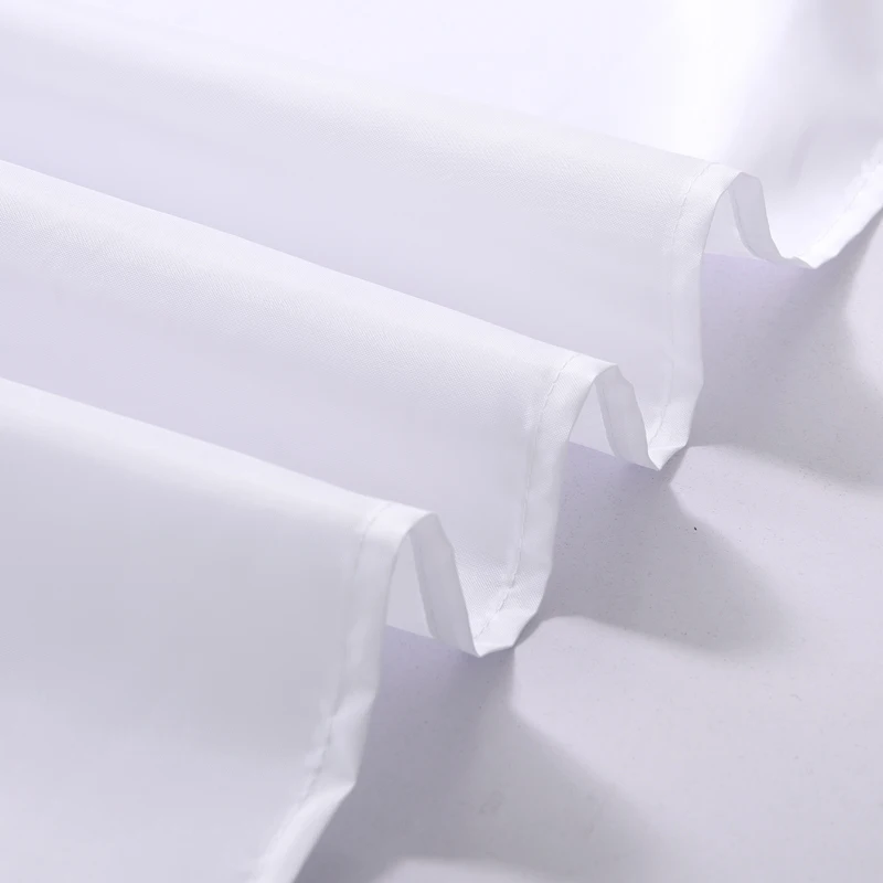 

Polyester Shower Curtain Waterproof/No More Mildew s Bathroom Curtains Without Hooks, Hookless Shower Curtain , White Curtain
