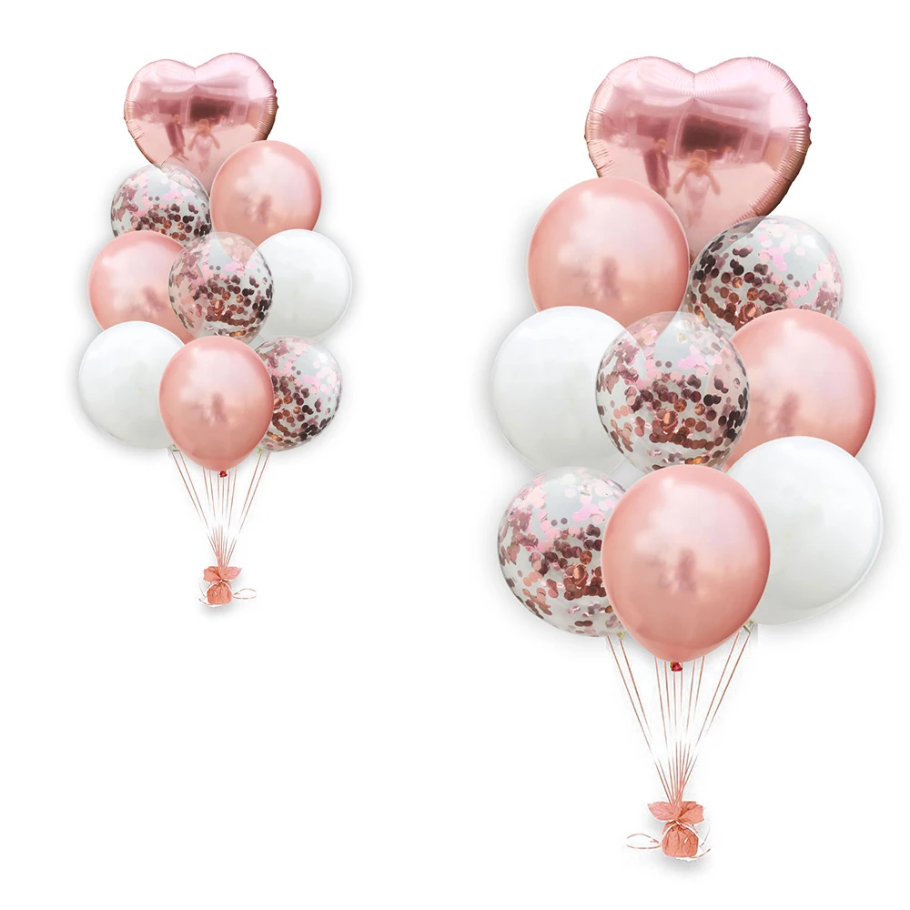 Wedding Decoration 1Set Colorful Foil Balloon Confetti Air Ball Birthday Party Valentine'S Day Gift Surprise DIY Event | Дом и сад