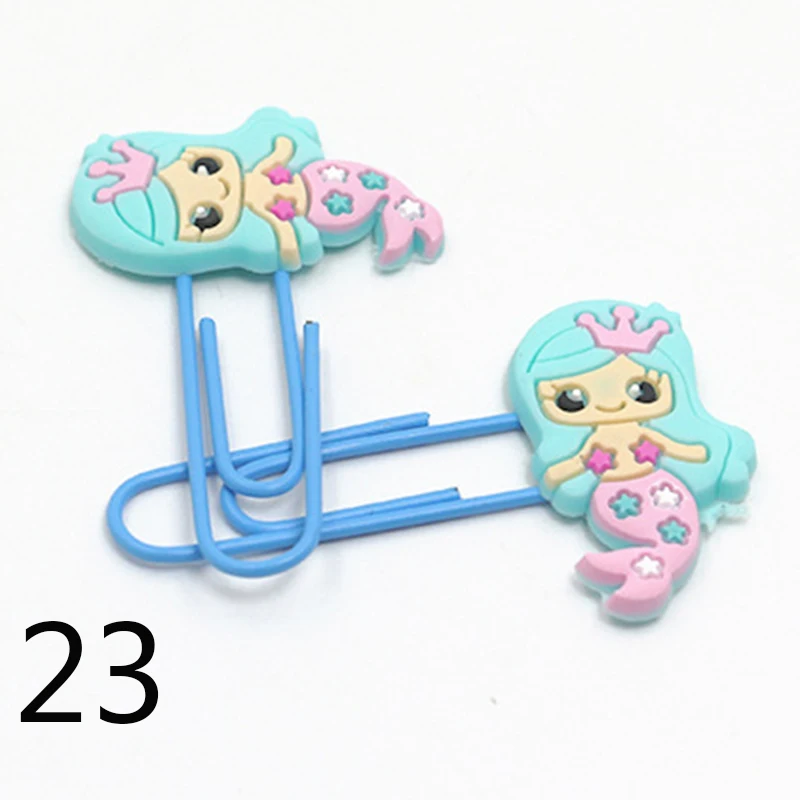 1PC Cute Unicorn Book Mark Lovely Mermaid Bookmarks Metal Paperclip For Books Kids Girls Gift School Supplies Novelty Stationery |