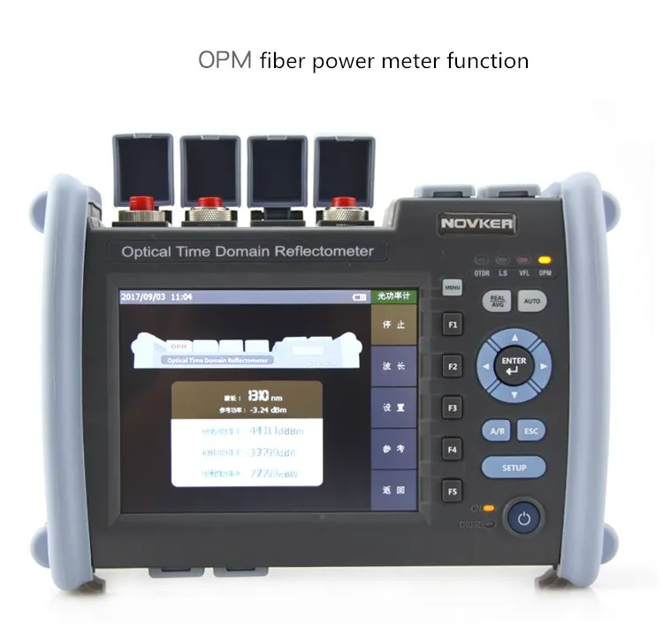 NK6000 волоконно оптический OTDR 1310/1550nm 35/33dB Оптический измеритель коэффициента