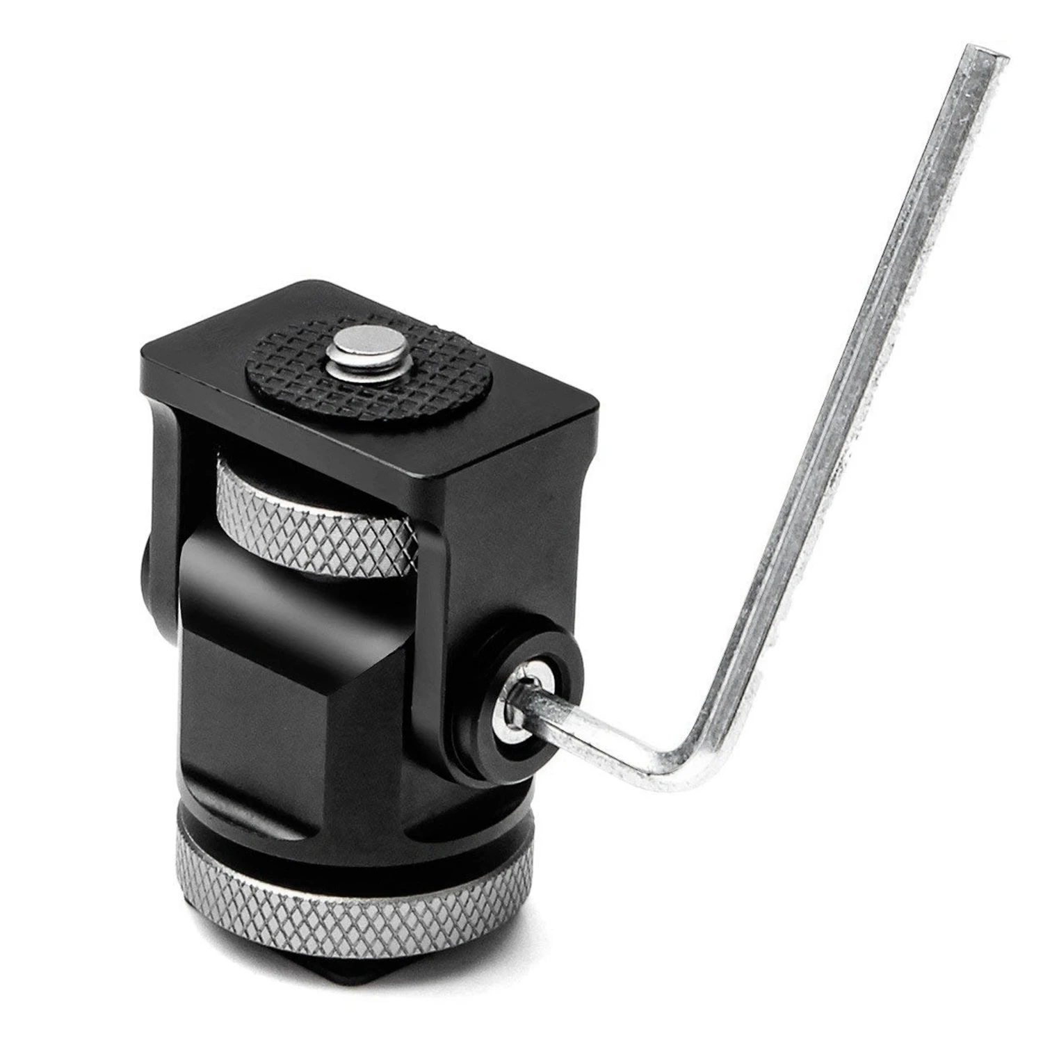 SHGO HOT-Monitor Holder Mount On Camera Pan 180 degree tilt with Cold Shoe and 1/4 inch | Инструменты