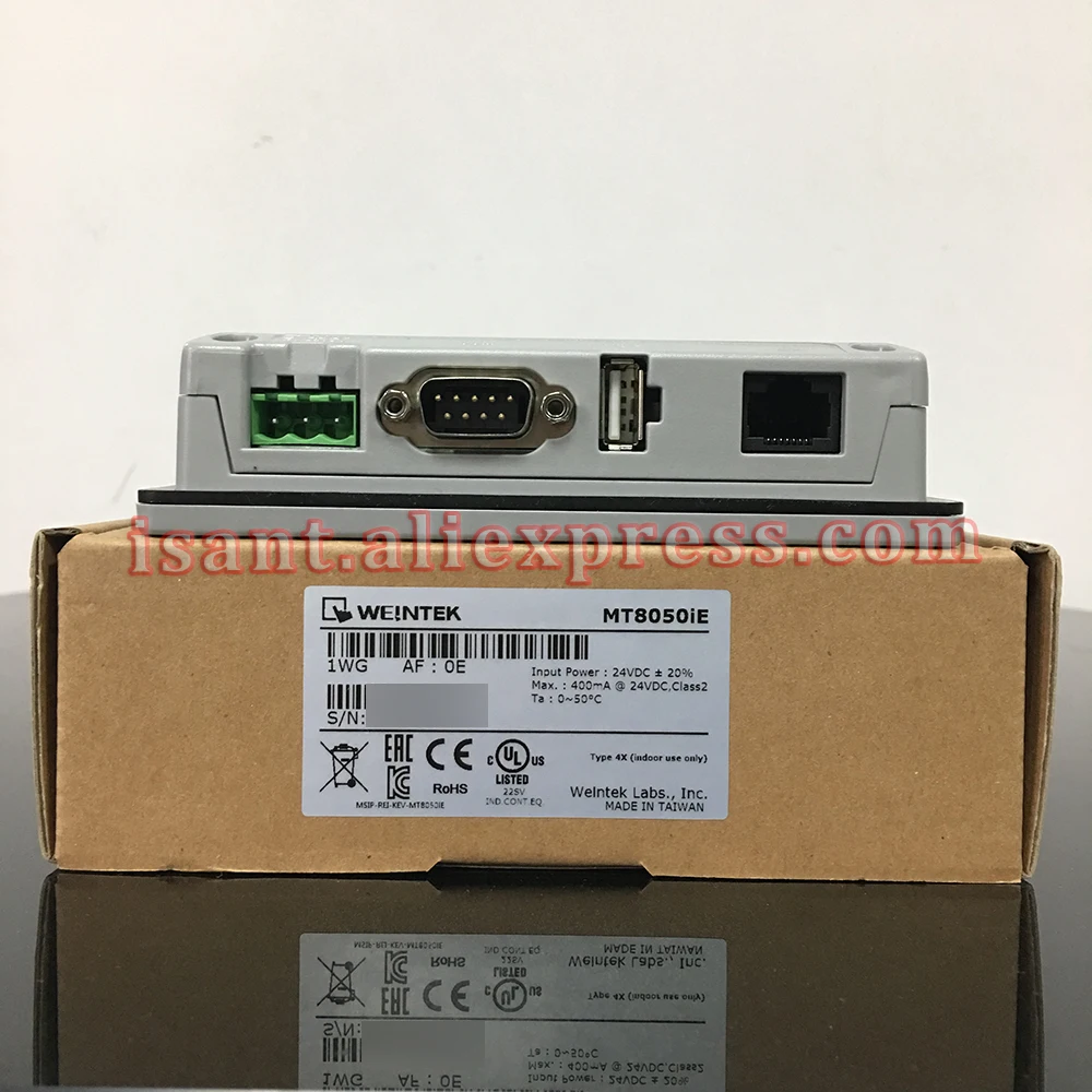 MT8050iE Weintek HMI 4 3 дюймовая сенсорная панель встроенный Ethernet (новый и