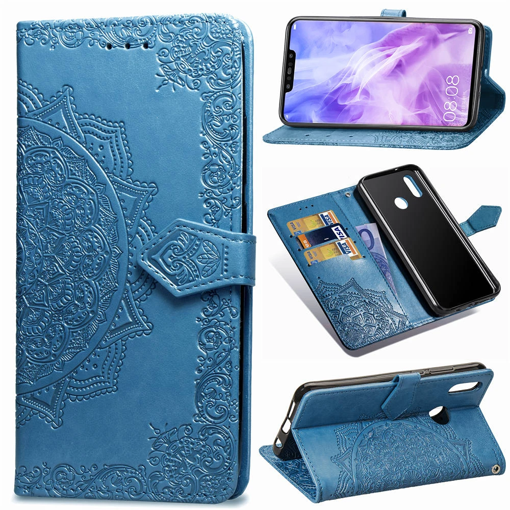 HKKAIS flip case For Huawei Nova 3 Bracket Drop-proof Storage Wallet cover | Мобильные телефоны и аксессуары