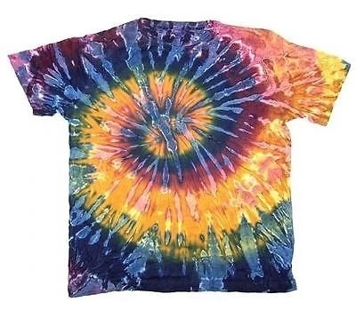 PETITE MARTI GRA Тай окрашенных майка размер LG хиппи tie dye Новый PET03|Футболки для