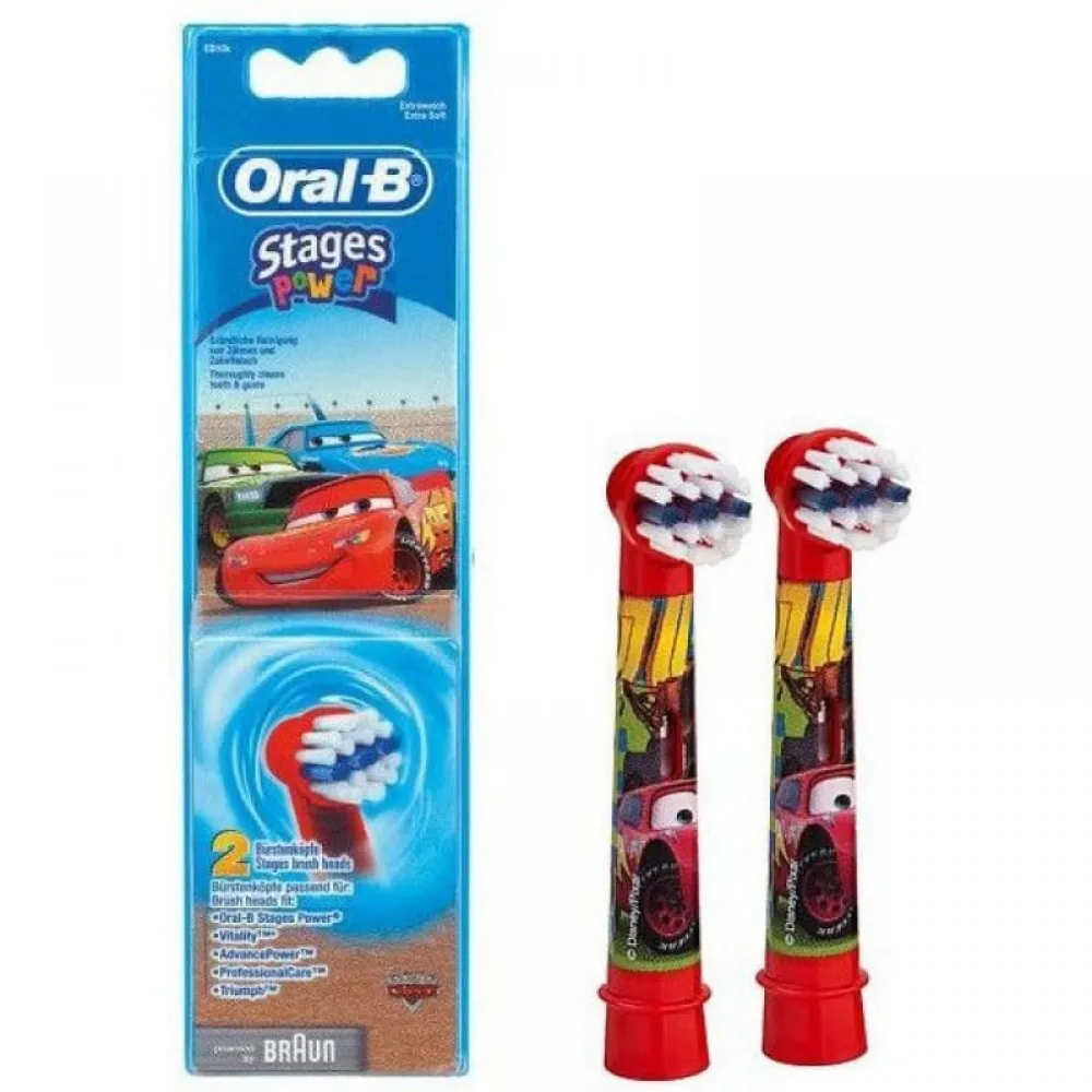 Насадка для зубных щеток Oral B Stages Kids EB10 Тачки (2 шт)|Насадки щеток| |