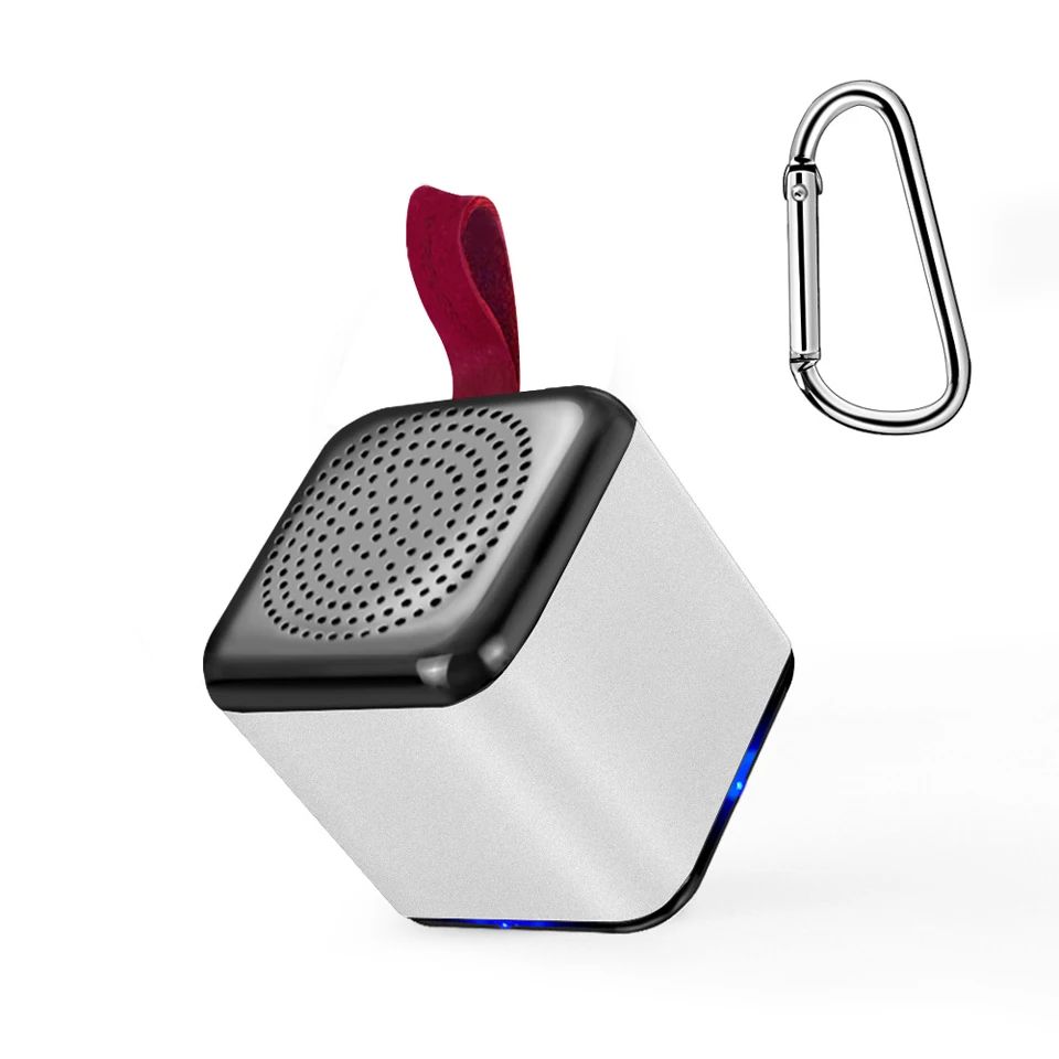 Портативный Мини Bluetooth динамик с басами беспроводной 4 1 Встроенный микрофон