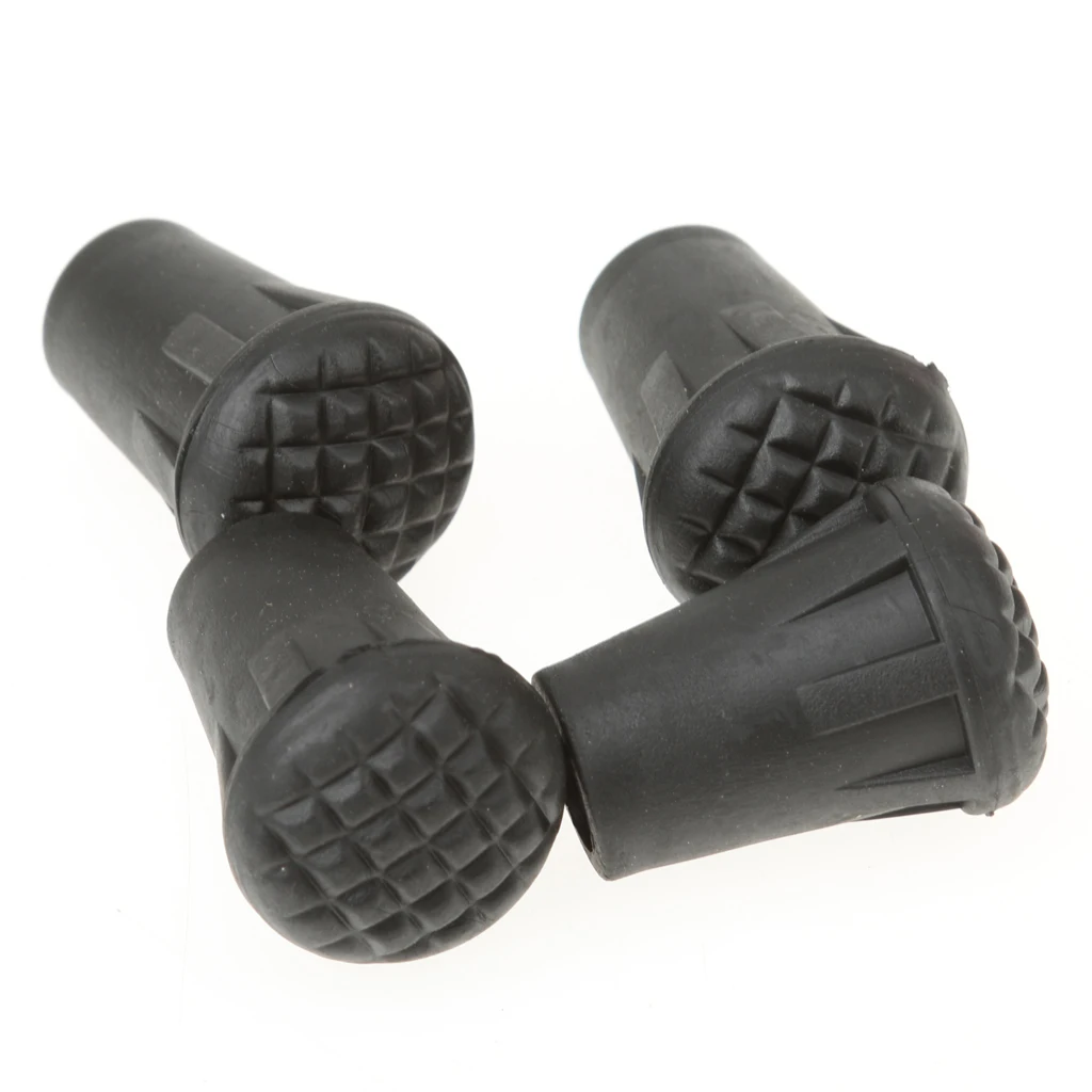 

Durable 4pcs 3cm Hiking Poles Replacement Rubber Tips End for Hiking Stick Trekking Poles Walking Stick Head Protect Equipment