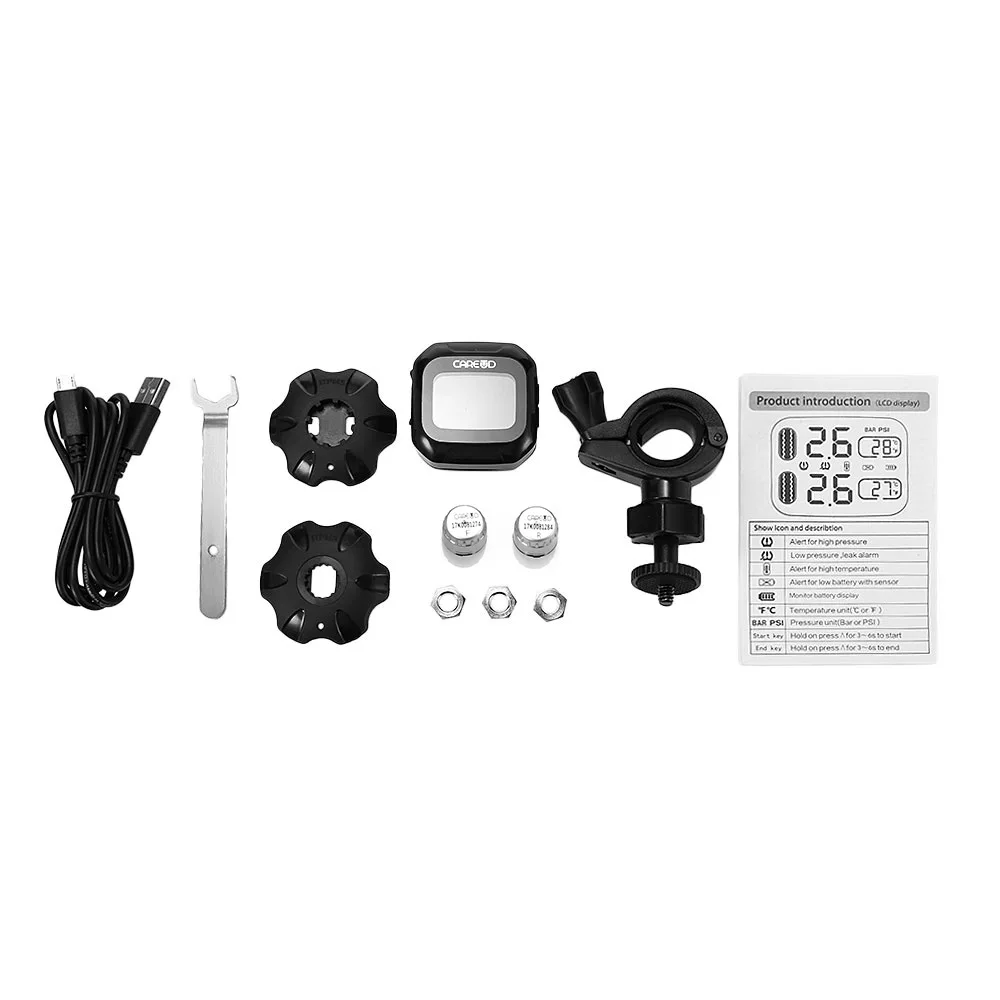 CAREUD M3 беспроводной мотоцикл TPMS шин Давление мониторинга Системы мотоцикла