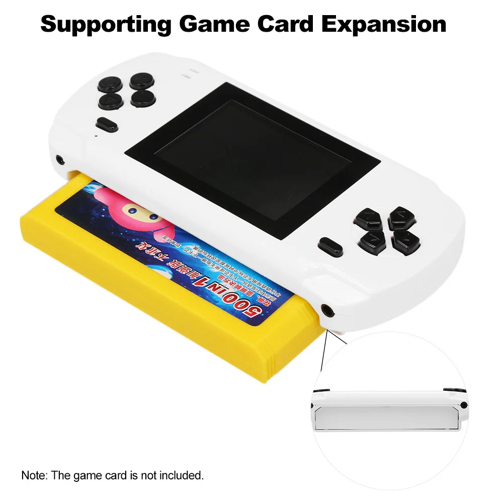 Powkiddy S600 3 0 дюймовая игровая консоль Встроенная 68 классических игр 8-битная Av Out