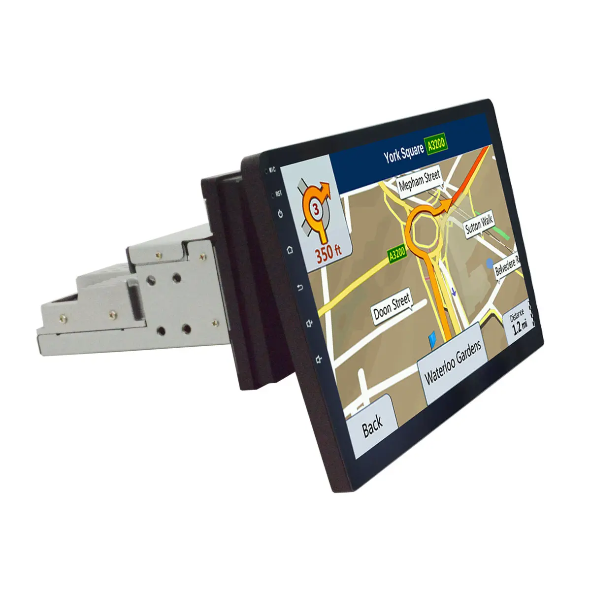 2G+ 32G вращающийся Автомобильный мультимедийный плеер 10,1 для Android 8,0 1Din 8 ядерный автомобильный стерео gps Nav WiFi радио MP5 плеер Universa